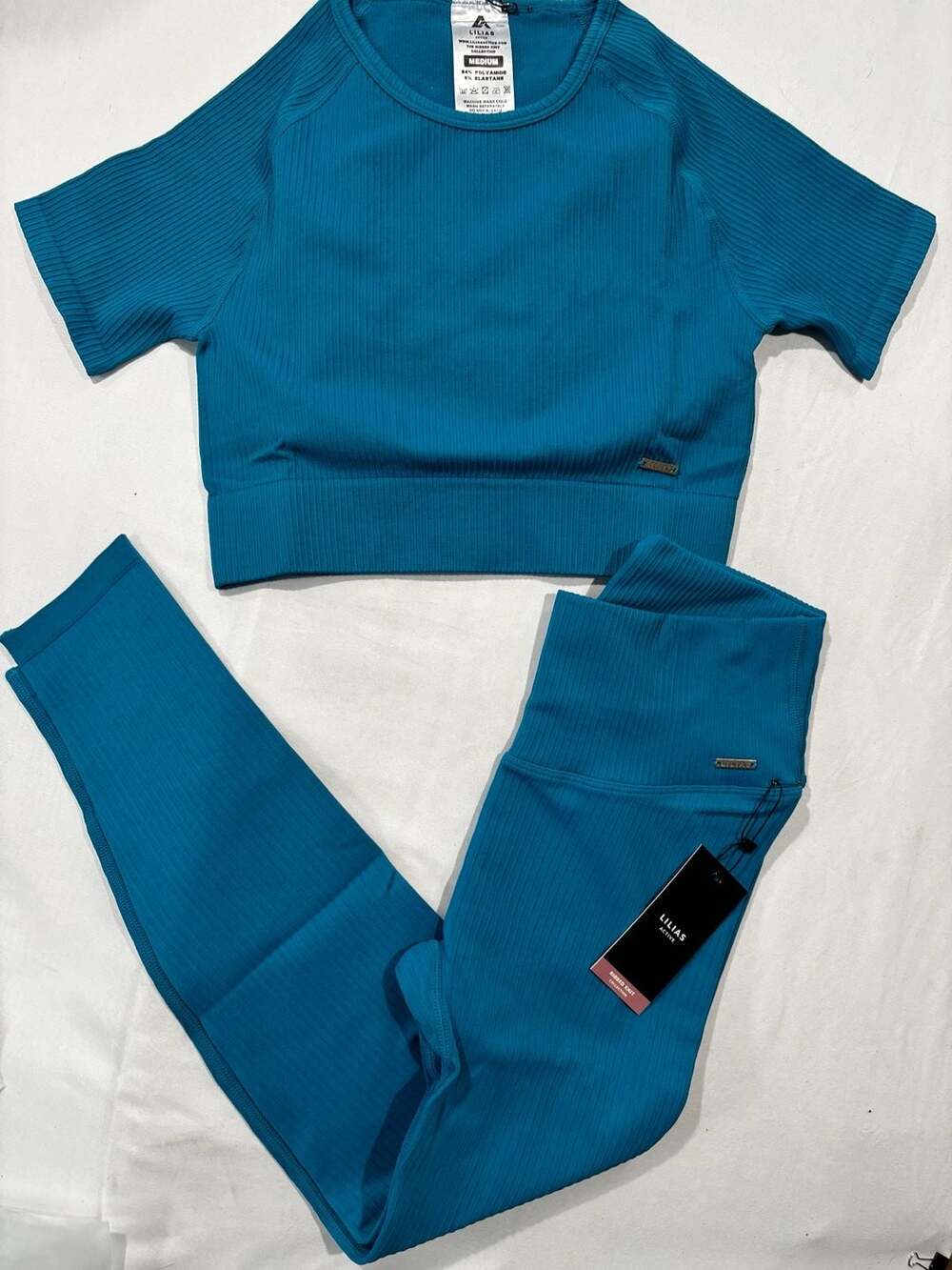 Lilias Active Ribbed Knit Set